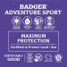 Badger Mineral Sunscreen SPF 50 Zinc Oxide Sunscreen with 98% Organic Ingredients Reef-Safe Broad-Spectrum Hypoallergenic Water Resistant Unscented Adventure Sport 2.9 fl oz 2.9 Fl Oz (Pack of 1) Tube - Buy Online on GoSupps.com