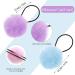 Pom Pom Hair Ties Set - 16PCS Elastic Fluffy Ponytail Holders for Girls, Toddlers, Women - Cute Hair Accessories - 8 Colors/2 inches - Buy Online on GoSupps.com