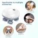 Ankilo Electric Head Massager - Wireless Scalp & Full Body Massage Device with 4 Interchangeable Kneading Heads | IPX7 Waterproof | Ideal for Cats & Dogs | Promotes Hair Growth - White/Gray - Buy Online on GoSupps.com