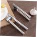 DOITOOL 1pc Garlic Squeezer Stainless Steel Garlic Presser Garlic Presser Crusher Metal Garlic Mincer Lemon Hand Juicer Lemon Squeezer Potato Garlic Manual Kitchenware - Buy Online on GoSupps.com