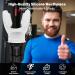 Portable Breathing Trainer - Adjustable Muscle Trainer Soft Silicone for Strengthen Breathing Exercise Compact Fitness & Training - White Glacier (New Upgrade - Buy Online on GoSupps.com
