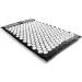 Doyoufitness Acupressure Mat with Pillow & Carrying Bag - Massage Relaxation & Meditation Relief | 66x40cm | Head Neck & Back Pain Relief - Black - Buy Online on GoSupps.com