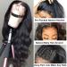 26 Inch Body Wave Lace Front Wig Human Hair | Pre-plucked 13x4 Frontal Wig for Women | Transparent Lace Front Wig with Baby Hair | Brazilian Virgin Hair | 150% Density | Natural Black - Buy Online on GoSupps.com