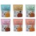Khazana ORGANIC Ready to Eat Indian Meals Variety Pack - 6 x 10oz Pouches | Non-GMO, Vegan, Gluten Free & Kosher | Authentic Cuisine in 90 Seconds! Variety Pack.