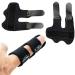 Trigger Finger Splint 2pc Mallet Finger Splints For Trigger Finger Index Finger Splints For Broken Finger Finger Straightener-Ring Finger Splint Black-2pc