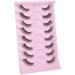 Natural Cat Eye Half Lashes - Multi-Layered 3D Curly False Lashes by Mavphnee - Buy Online on GoSupps.com