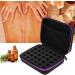 Jerliflyer Essential Oil Handbag - 30 Bottle Storage Case for Aromatherapy | Purple Essential Oil Organizer - Buy Online on GoSupps.com