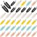 40 pieces hair clips BetterJonny wrinkle-free hair clips makeup curl clips for hair styling black white yellow pink blue