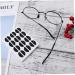Healeved 72 Pairs Nose Pads for Glasses - Black Nose Strips (3pcs 1.9x0.8cm) - Comfort & Support for All Frames - Buy Online on GoSupps.com