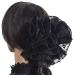 Large Hair Claw Clamp Jaw Clip Accessories Headwear F803-f804-black