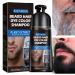 Beard Dye Shampoo For Men, Shampoo For Gray White Beard, Rapi Color Black Dye, Creates The Look Of A Thicker And Fuller Beard 100ml