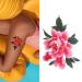 10 Sheets 3D Rose Peony Flower Temporary Tattoos for Women - Waterproof Fake Tattoo Stickers for Arm, Shoulder, Leg & Body - Buy Online on GoSupps.com