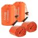 Wine Emergency sleeping ceilings with 2 survival pipe light waterproof survival bivouac sack portable thermal bivouac sack for camping hiking outdoor