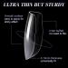 Gelike EC Extra Short Soft Gel Nail Tips Kit - 240 Pieces XXS Coffin Shaped Pre-buff PMMA Resin Clear Ultra-Thin Design - Buy Online on GoSupps.com