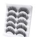 Preliked 5 Pairs Long-Lasting 3D Mink Lashes for Party Makeup - Curling Fake Eyelashes for Comfortable & Glamorous Look - Buy Online on GoSupps.com
