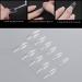 Buy Sonew 500 Pieces Almond-Shaped Acrylic Nail Tips - Clear Artificial Nails for Nail Studios & DIY Art | International Shipping Available - Buy Online on GoSupps.com