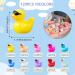 120Pcs Resin Mini Ducks Tiny Ducks Mini Resin Animals to Hide with Sunglasses Miniature Ducks for Dollhouse Crafts Garden Landscape Ornament Aquarium DIY Accessories Potted Decorations (10 Colors) Regular - Buy Online on GoSupps.com