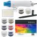 Embossing Kit with Heat Tool Bundle  Embossing Powders  Complete Embossing Starter Kit  Clear Embossing Pen  Embossing Ink Pad  8X 10ml Embossing Powders for Crafts