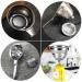Zerodeko Oil Strainer Funnel Canning Funnel 3 Pcs Oil Spill Soy Sauce Stainless Steel Grease Filter Spoon Stainless Steel Funnel 25X9.1X8CMx3pcs Silverx3pcs - Buy Online on GoSupps.com