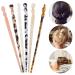 Lurrose 6pcs Leopard Printed Acetate Hair Sticks - Vintage Chinese Hair Pins & Styling Accessories for Women - Buy Online on GoSupps.com