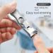 Cumuul Nail Clipper Set - Ultra Sharp Stainless Steel Toenail Clippers with Catcher for Seniors | Heavy Duty Thick Toenail Clippers (Silver - Buy Online on GoSupps.com