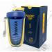 Qavi Protein Shaker Bottle - 590ml Yellow | Stainless Steel Mixing Ball | BPA-Free Tritan Material | Leakproof & Odourless - Buy Online on GoSupps.com