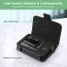 MedMax PU Leather Case for Tandem T Slim X2/Insulin Pumps - Lightweight Diabetic Storage with Belt Clip (Black-Upgraded) - Buy Online on GoSupps.com