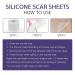 Silicone Scar Sheets - Breathable Scar Reducer for Men and Women - Scar Removal Strips for Concealing and Reducing Scars - Buy Online on GoSupps.com