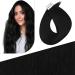 FSHINE Extensions tape in real hair black 45cm 10 pieces 25gram injection hair extensions tape in real hair black straight virgin hair extension remy tape in hair extension real hair #1 5. InJit tape #1 45 cm
