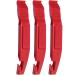 PRO BIKE TOOL Bike Tire Levers 3 Pack - Strong & Long Lasting Tire Removal Tool for Road or Mountain Bike Tires (MTB) - Bicycle Tire Lever for Repair & Replacement of Flat Tires Red