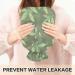 Naanle Hot Water Bottle - 1L Transparent Green Leaves | Pain Relief & Heat Therapy for Back Hands & Feet - Buy Online on GoSupps.com