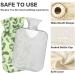 Naanle Stevia Leaves Hot Water Bottle | 2L Transparent Heat Bottle for Bed & Hands | Pain Relief & Cold Therapy | International Shipping - Buy Online on GoSupps.com