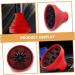 Universal Silicone Hair Dryer Diffuser Cover - Red Hair Diffuser Nozzle for Salon & Home - 13.8x13.8cm Hair Dryer Supplies - Buy Online on GoSupps.com