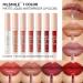 Luxurious Waterproof Lip Glaze - Long-Lasting Non-Stick Liquid Lipstick for Women | Clear Lip Gloss & Lip Plumper (0.1 fl.oz/3ml - Buy Online on GoSupps.com