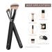 Kugge Under Eye & Foundation Brush Set - 2PCS Dense Synthetic Makeup Brushes for Liquid, Cream, and Setting Powder - Buy Online on GoSupps.com