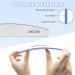 12 PCS Double Sided 100/100 Grit Nail Files for Acrylic and Natural Nails - Washable & Reusable - Blue Emery Board for False Nails - Buy Online on GoSupps.com