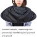 ANGGREK Adult Barber Hair Cutting Umbrella Cape - Black Hairdressing Gown for Salon & Home Stylists - Buy Online on GoSupps.com