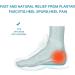 Koxmak TPE Gel Heel Cups 2 Pairs Women's (Size 4.5-12) - Heel Pain Relief & Shock Absorption - Buy Online on GoSupps.com