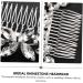 FRCOLOR Bride Hair Comb 1pc Bridal Comb Bridal Rhinestone Headwear Wedding Hair Clip Crystal Hair Side Comb Small Soap Tiara Handmade Headwear Decor Decorate Alloy Bride Manual - Buy Online on GoSupps.com