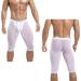 Doomiva Men's White Mesh Compression Leggings - X-Large - Buy Online on GoSupps.com
