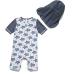 BONVERANO Baby Boys Swimsuit - Toddler Bathing Suit with UPF 50+ Sun Protection | Short-Sleeve Zipper One Piece Swimwear | 2-3 Years, Grey Turtle - Buy Online on GoSupps.com