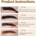 Peel Off Tattoo Eyebrow Gel 3 Colors makeup eyebrow gel waterproof tint 3D Brows Eyebrow Styling Gel Sweat-Proof Liquid Brows Styling Long Lasting Quick Dry No Smudge Suitable for all brow shapes - Buy Online on GoSupps.com