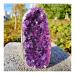 Crystal Hole Stone Crafts Natural Amethyst geode Quartz Cluster Crystal Specimen Crystal Hole