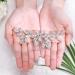 Unicra Bride Crystal Wedding Hair Comb - Rhinestone Bridal Side Accessory (A-Silver) - Buy Online on GoSupps.com