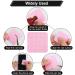 400 Nail Cotton Pads with Pump Dispenser Bottle - Super Absorbent Soft Non-Woven Wipes for Eyelash Extension & Nail Polish - Pink/White - Buy Online on GoSupps.com