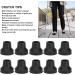 10Pcs Cane Tips Rubber Skid Resistance Wearproof Walking Crutch Tips for Standard and Folding Walking Sticks (12mm) - Buy Online on GoSupps.com