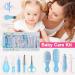 PhantomSky Baby Healthcare and Grooming Kit 20 in 1 Electric Nail Trimmer Set - Blue | Nursery Care Set for Newborns and Toddlers | Travel Essential Haircut Tools - Buy Online on GoSupps.com