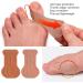 10pcs Adhesive Toe Straightener Patch - Micro Elastic Cloth Wrap Brace for Soreness Reduction - Buy Online on GoSupps.com