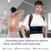 Adjustable Back Brace & Posture Corrector for Men & Women - Relieve Back Pain & Correct Scoliosis (M Waist: 34-41 inch - Buy Online on GoSupps.com
