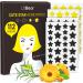 LitBear Acne Patch Pimple Patch Black & Yellow Star Shaped Acne Absorbing Cover Patch Hydrocolloid Acne Patches For Face Zit Patch Acne Dots Tea Tree Oil + Centella 112 Patches 14mm & 10mm Black & Yellow Star Pimple Patches
